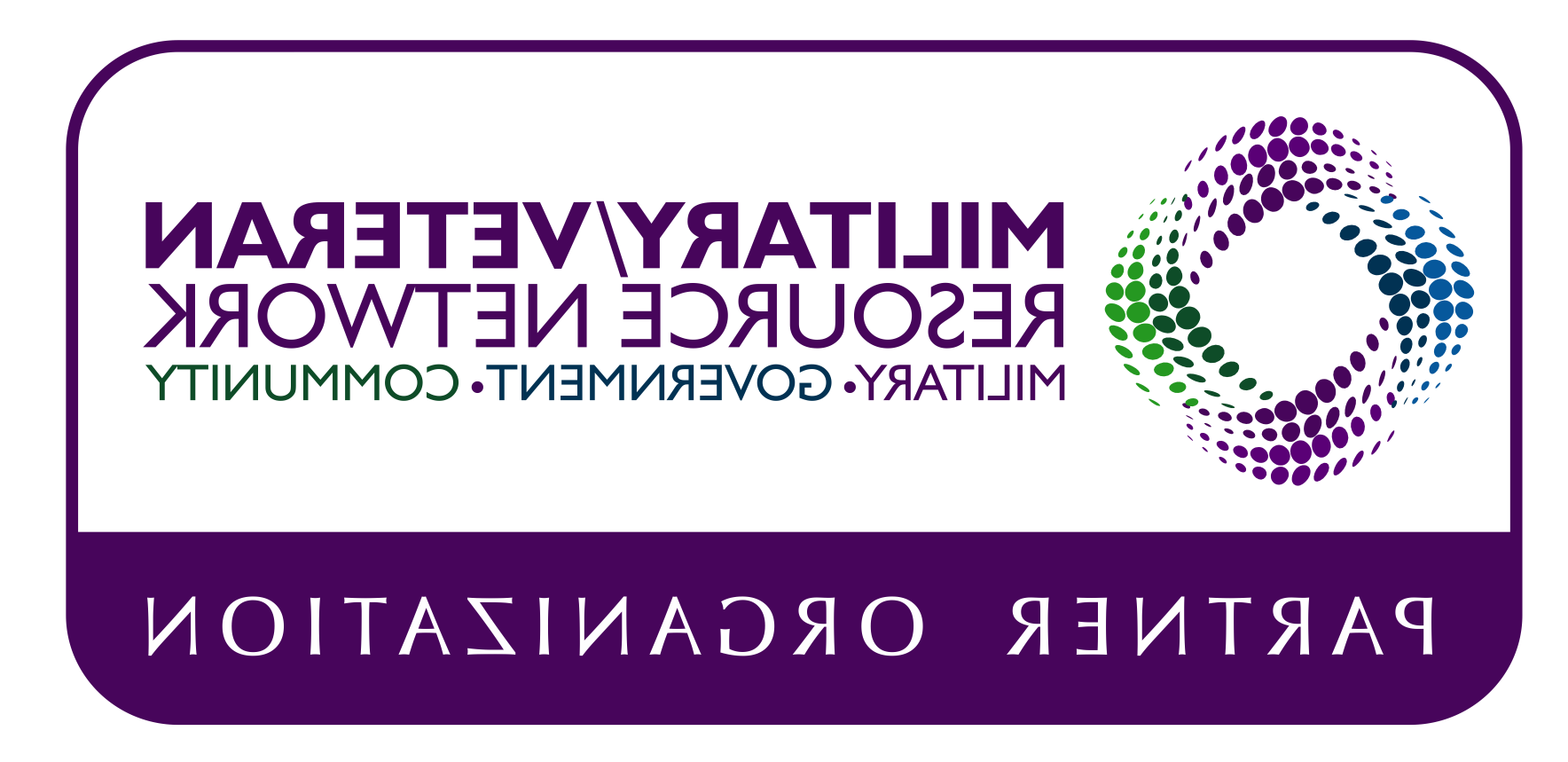 军事/退伍军人资源网络标志-军队，政府，社区，合作伙伴组织